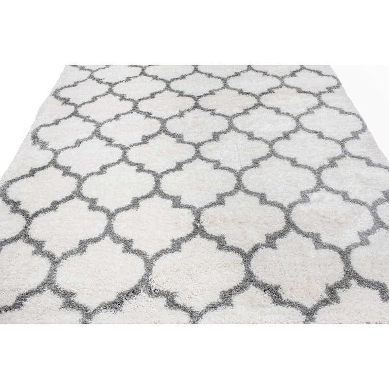 Noori Rug Lux Ava Trellis 2-Inch Shag Rug