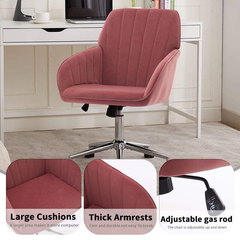 Adjustable Office Chair, Home Bedroom, Ergonomic Swivel Chair, Backrest Seat, Comfortable for Long Sitting