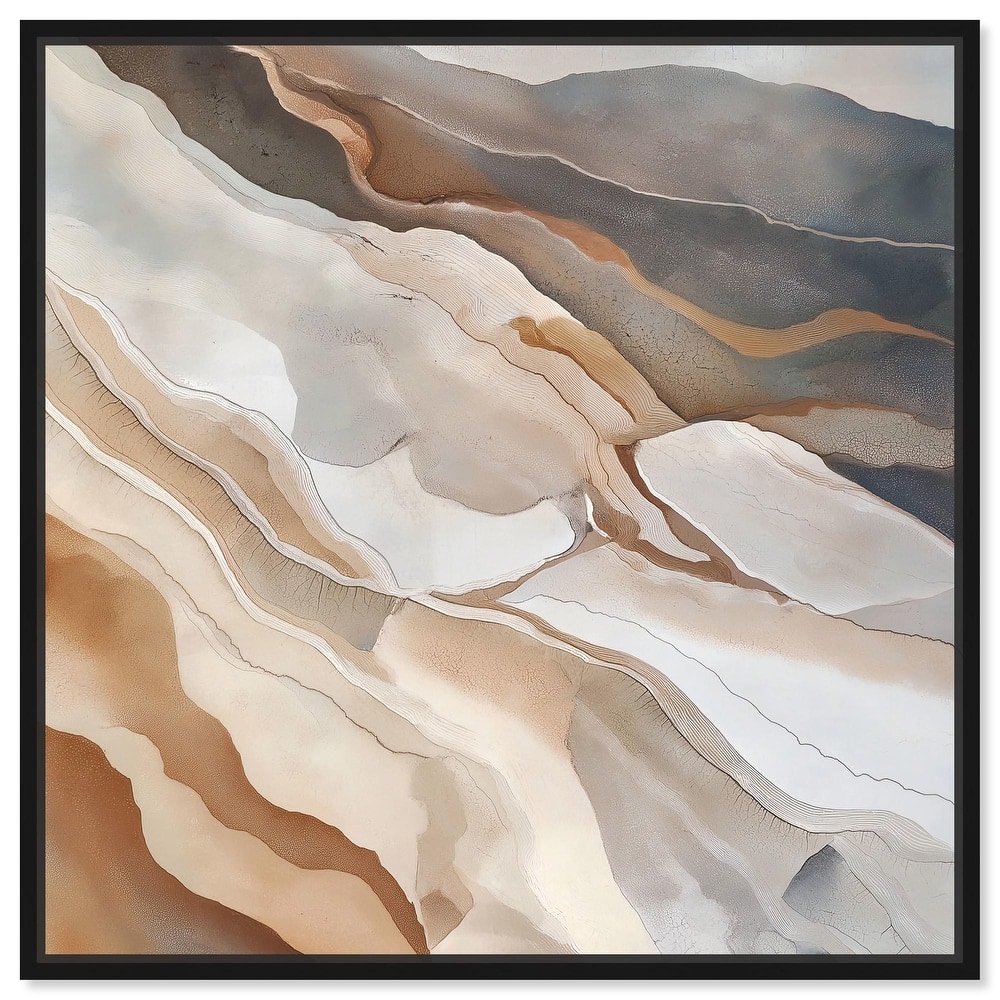Earthen Flow Canvas by Art Remedy