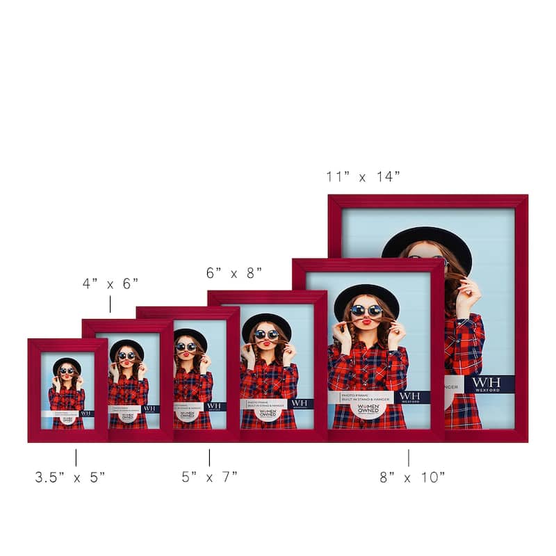 4 Piece Set Solid Wood Picture Frame