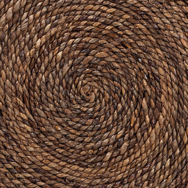 Verino Bohemian Natural Seagrass End Table