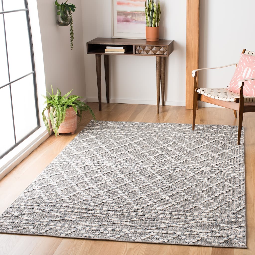 SAFAVIEH Global Berlinde Moroccan Trellis Indoor/ Outdoor Waterproof Patio