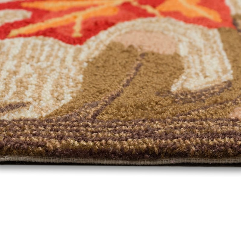 Liora Manne Ravella Falling Leaves Indoor/Outdoor Rug
