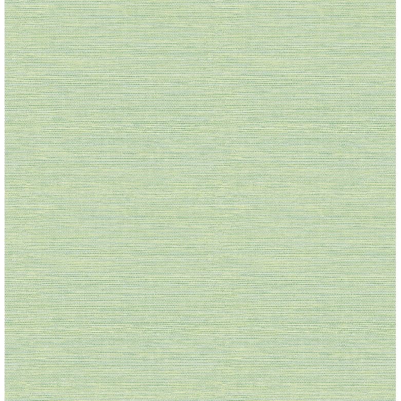 Brewster Bluestem Green Grasscloth Wallpaper - 20.5in x 396in x 0.025in