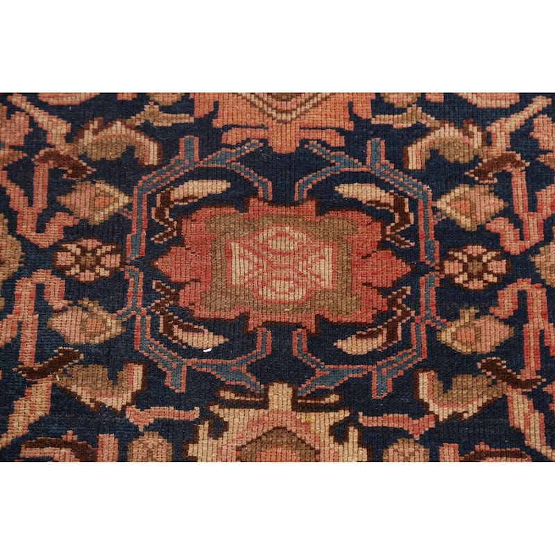 Pre-1900 Antique Malayer Persian Area Rug Handmade Large Wool Carpet - 10'4" x 16'9"