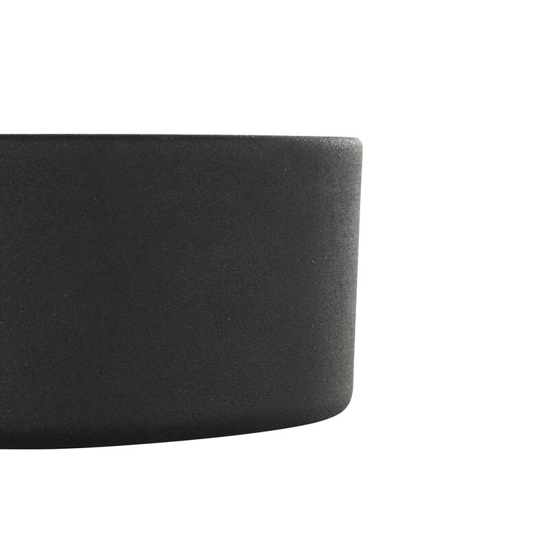 Beige, Black or Cream Metal Scented Textured 22oz 3 Wick Decorative Candle with White Wax