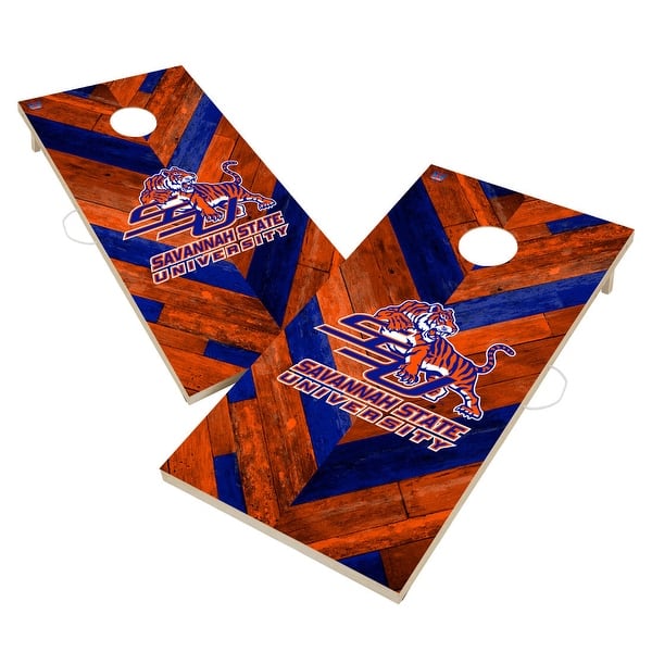 slide 2 of 6, Savannah State University Tigers Cornhole Board Set 16 Years and Up