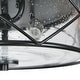 preview thumbnail 9 of 11, Raretta Modern Farmhouse Black 3-Light Drum Flush Mount Glass Ceiling Light - D13" x H6"