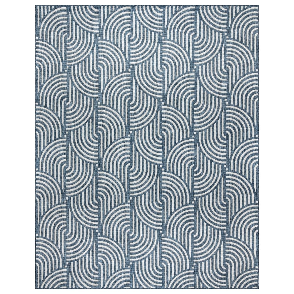 Gertmenian Savara Global Geometric Polypropylene Indoor Outdoor Performance Flatweave Area Rug Collection