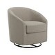 preview thumbnail 8 of 24, Gustavo Upholstered Swivel Glider Chair by Christopher Knight Home