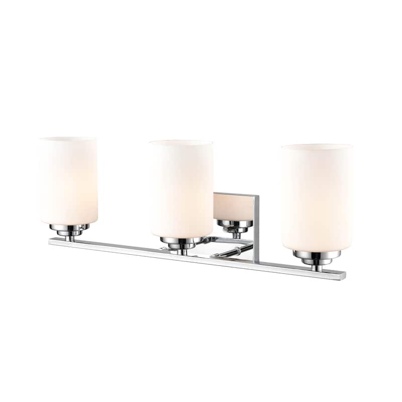 Millennium Lighting Durham 3 Light Bathroom Vanity Light with Frost Glass Shades