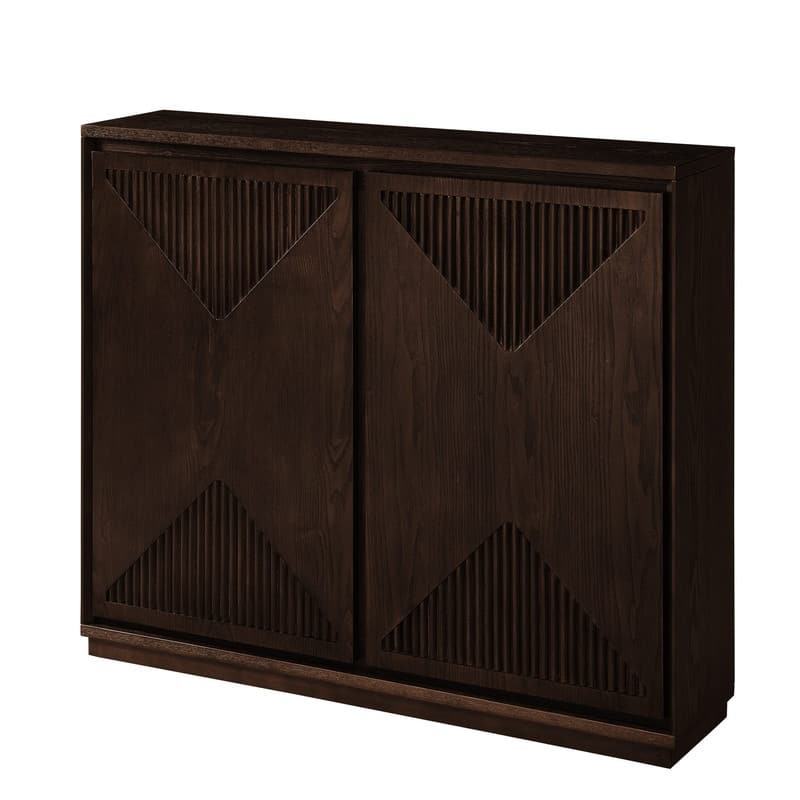 Mid Century Modern Narrow Buffet Cabinet with Storage, Side Cabinetfor Living Room or Entryway Organization
