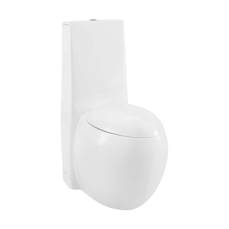 Nantes One-Piece Elongated Toilet Dual-Flush 1.1/1.6 Gpf - 26.95" x 16.15" 34.8"