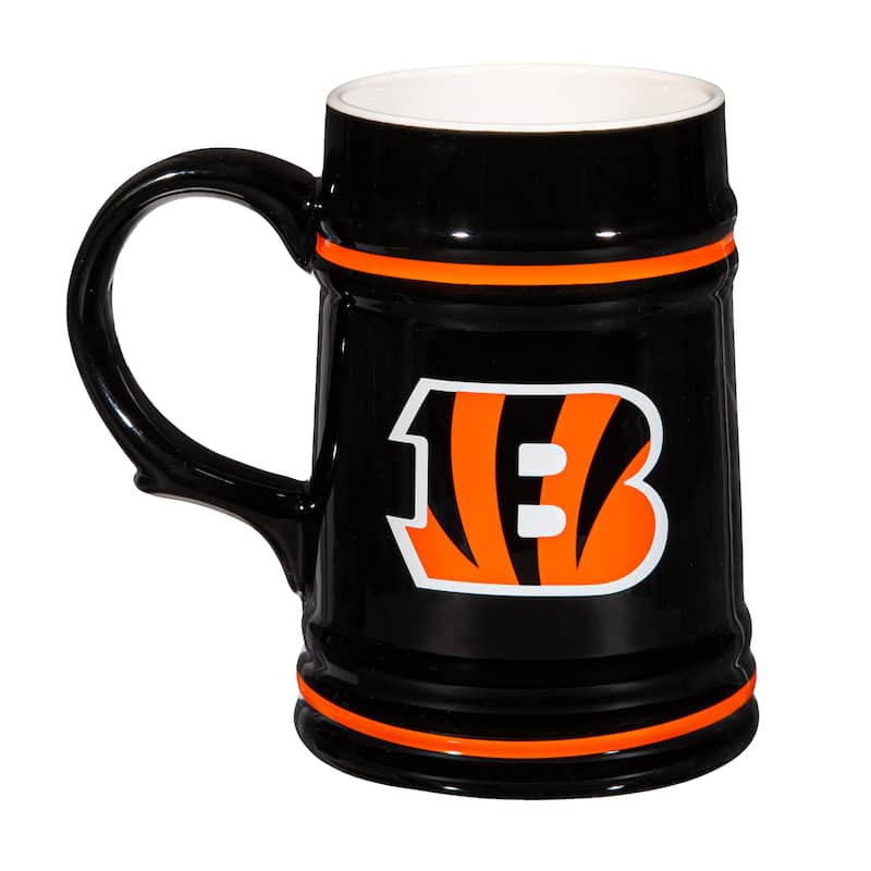 Cincinnati Bengals 24 oz Ceramic Stein Mug