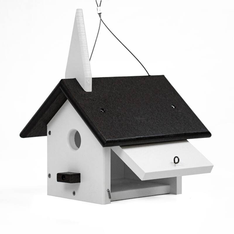 OUTDOOR LEISURE PRODUCTS Model GM31BKW Church Wren Bird House Made of High Density Poly Resin