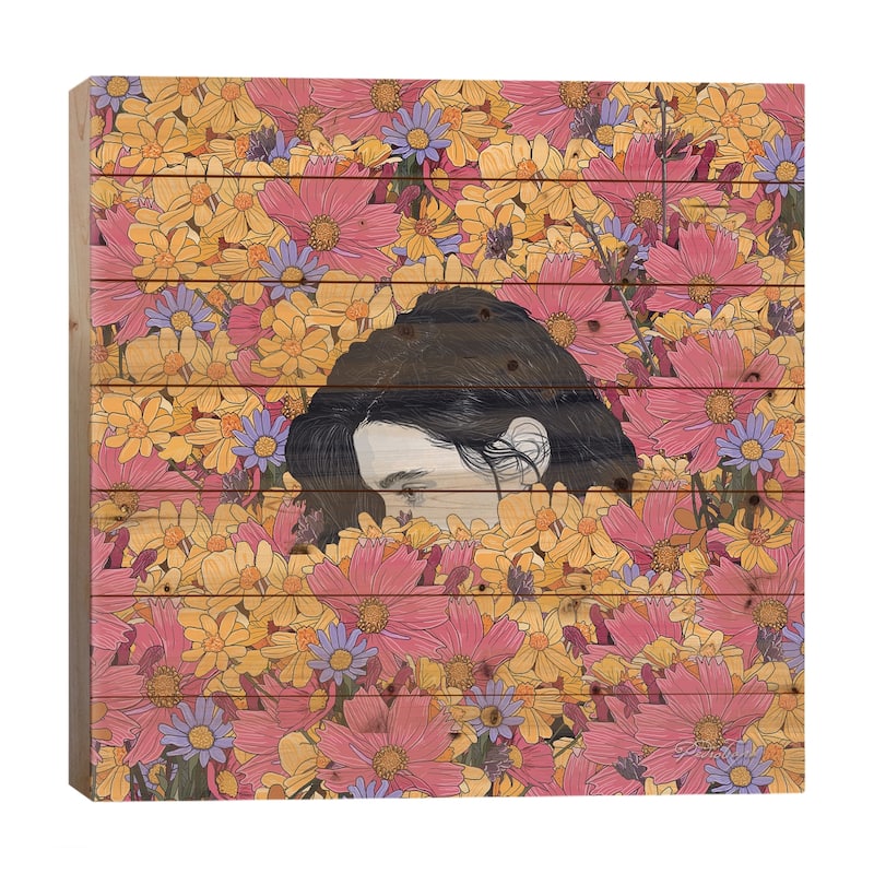 You Are Everything Print On Wood by Pedro Tapa - Multi-Color - 26x26x1.5