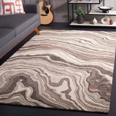 SAFAVIEH Handmade Metro Iivi Modern Abstract Wool Rug