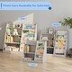 preview thumbnail 5 of 5, Gray Kids Bookshelf for Nursery Toddler Baby Sling Book Rack Adjustable Shelf Children Bookcase Book Storage Organizer 4 Tier
