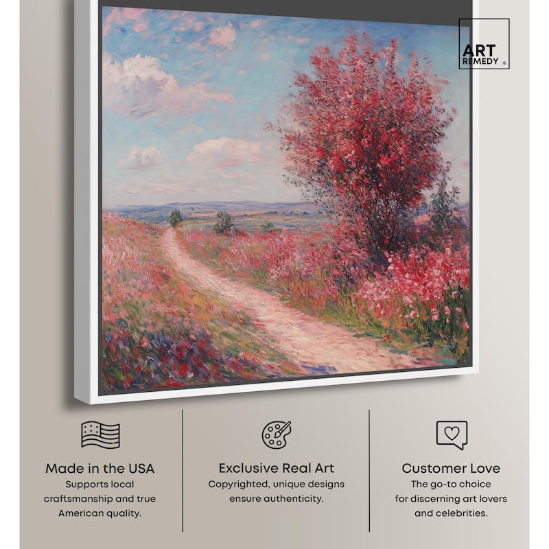 Pourville Breeze Canvas by Art Remedy