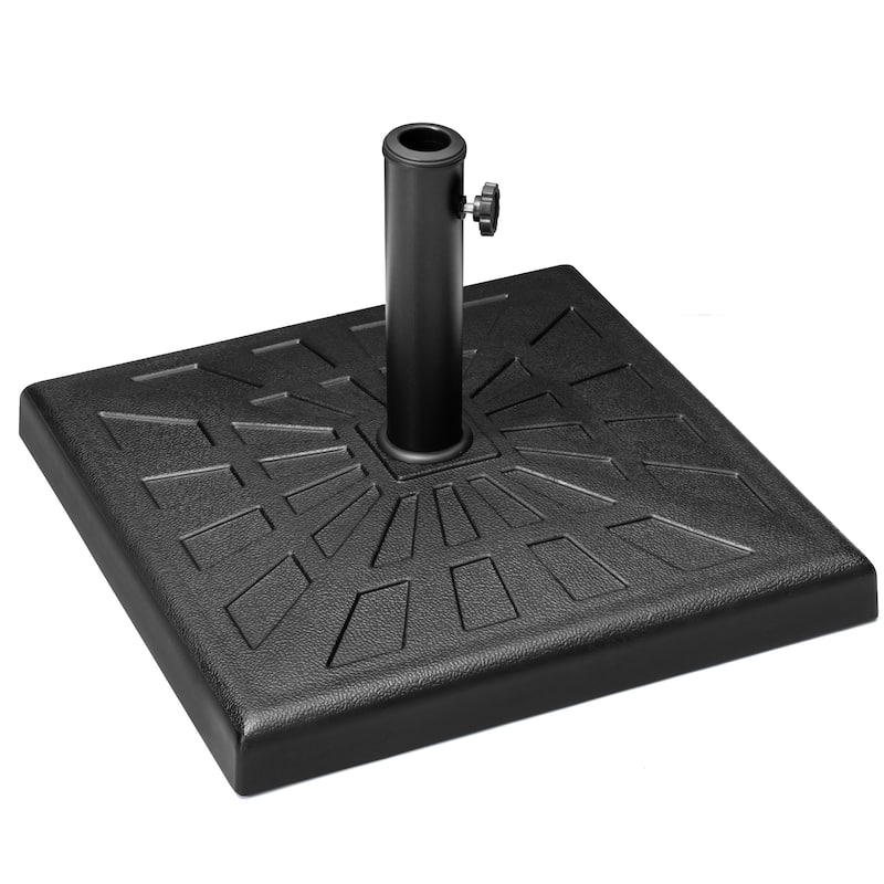 Outdoor 43 lbs Heavy Duty Square Umbrella Base for Market Umbrella