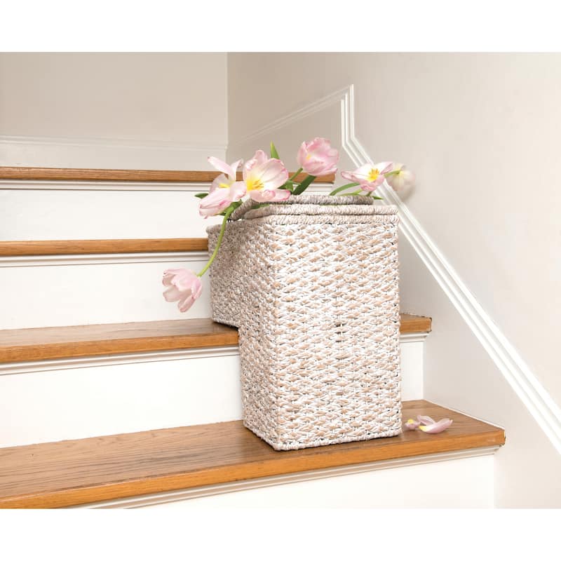 Woven Rattan Stair Basket