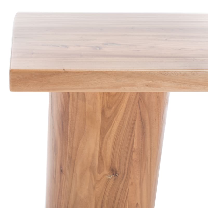 SAFAVIEH Couture Dimitriya Elm Wood Console Table - 54 In. W x 16 In. D x 30 In. H - 54Wx16Dx30H
