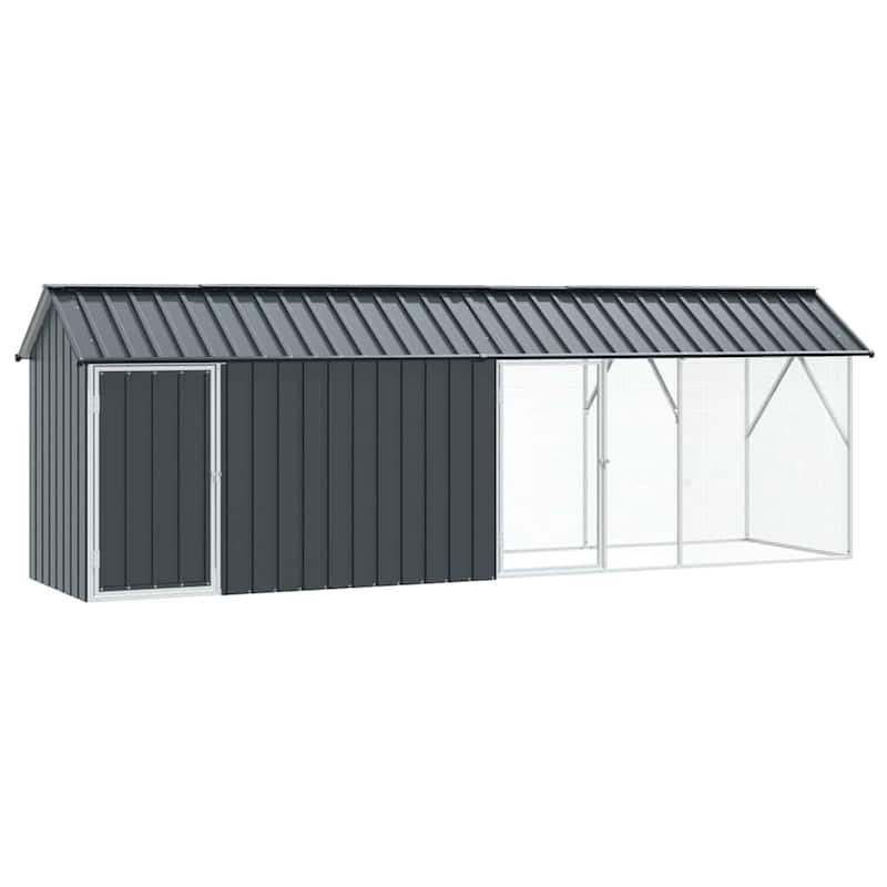 vidaXL Bird Cage Anthracite Galvanized steel