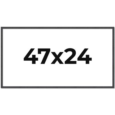 47x24 Frame Brown Picture Frame - Complete Modern Photo Frame Includes