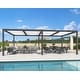 preview thumbnail 14 of 74, PURPLE LEAF Outdoor Louvered Pergola with Adjustable Metal Roof for Patio Pergola 11.4' x 23.3' - Grey & White