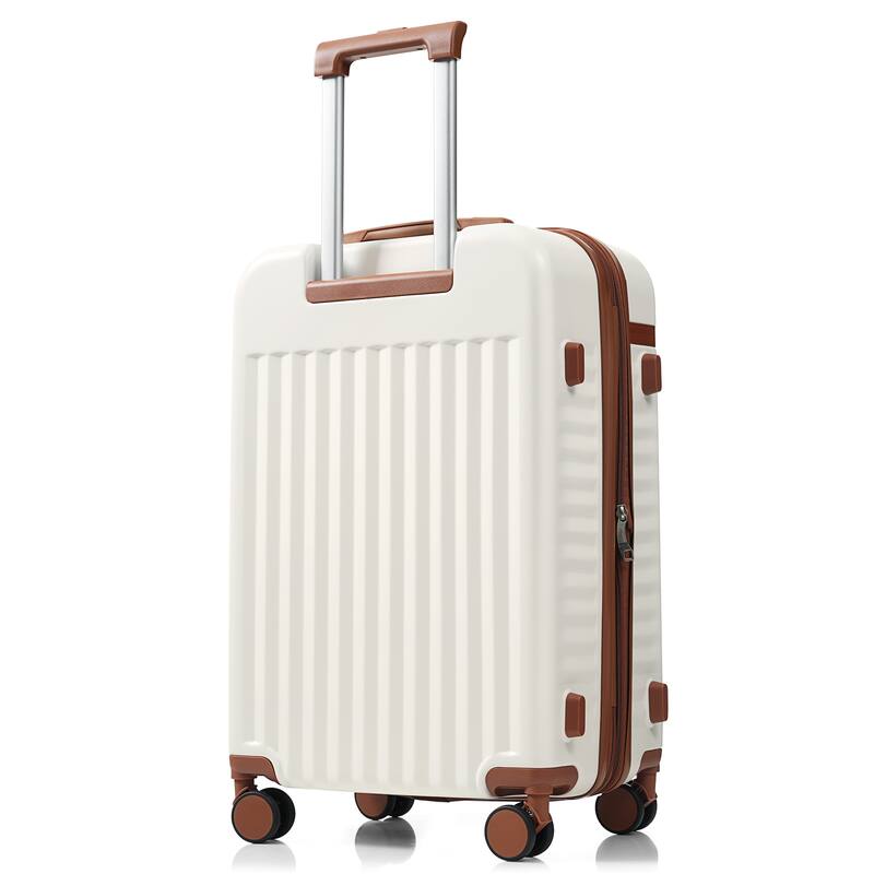 Luggage Set of 3, 20inch with USB Port, front opening design Airline Certified Carry on Luggage, ABS Hard Shell Luggage