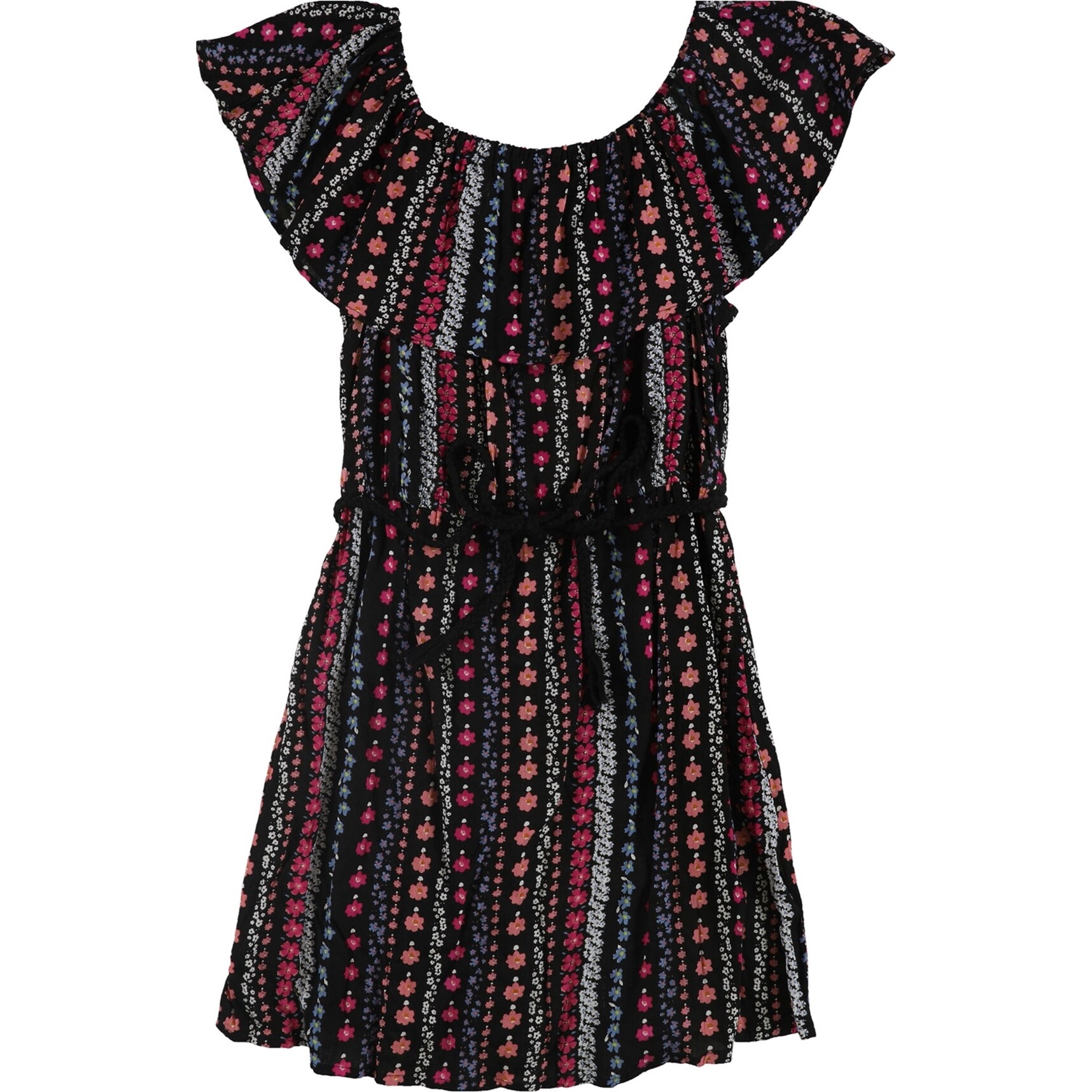 Shop Derek Heart Womens Belted Off Shoulder Dress Black Large Overstock 31800419