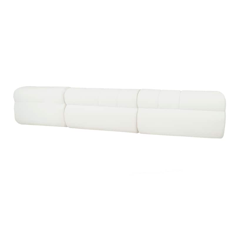 Roomfitters 122" Modern L-Shaped Sectional Sofa, High-Density Sponge, Chaise Lounge, 2-Piece, Right Hand Facing