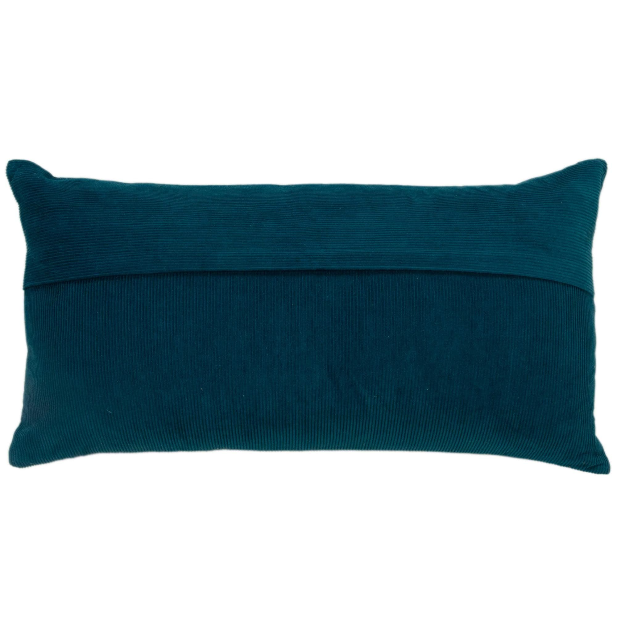 Rizzy Home Solid Modern Velvet Corduroy Throw Pillow