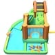preview thumbnail 4 of 18, Inflatable Waterslide Bounce House Climbing Wall without Blower - Green, Yellow and Blue - 145" x 120"x 91" (L×W×H)