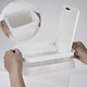 preview thumbnail 29 of 40, 2.6 Gallon Slim Plastic Trash Can with Press Top Lid