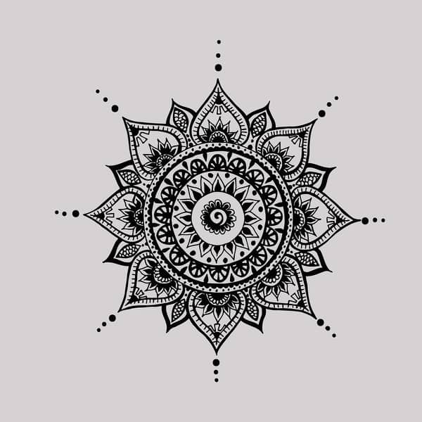 Shop Mandala Wall Decal Overstock 31638535
