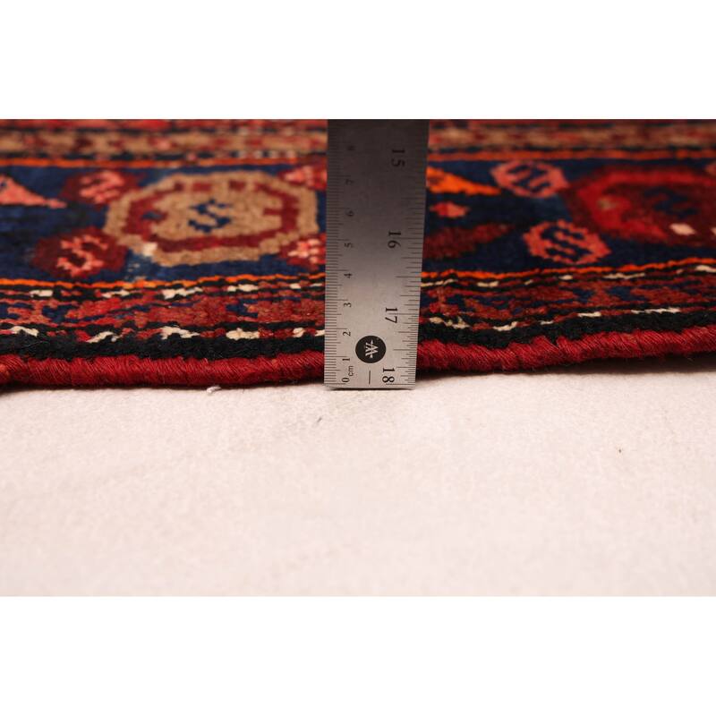 ECARPETGALLERY Hand-knotted Andelz Red Wool Rug - 4'4 x 7'0