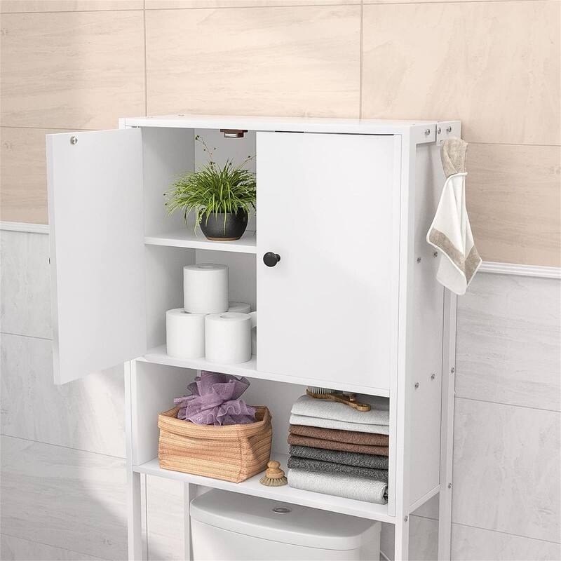 Over The Toilet Storage - 9.4"D x 24.8"W x 63.7"H