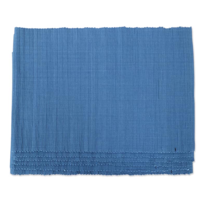 Novica Handmade Blue Elegance Cotton Placemats (Set Of 6)