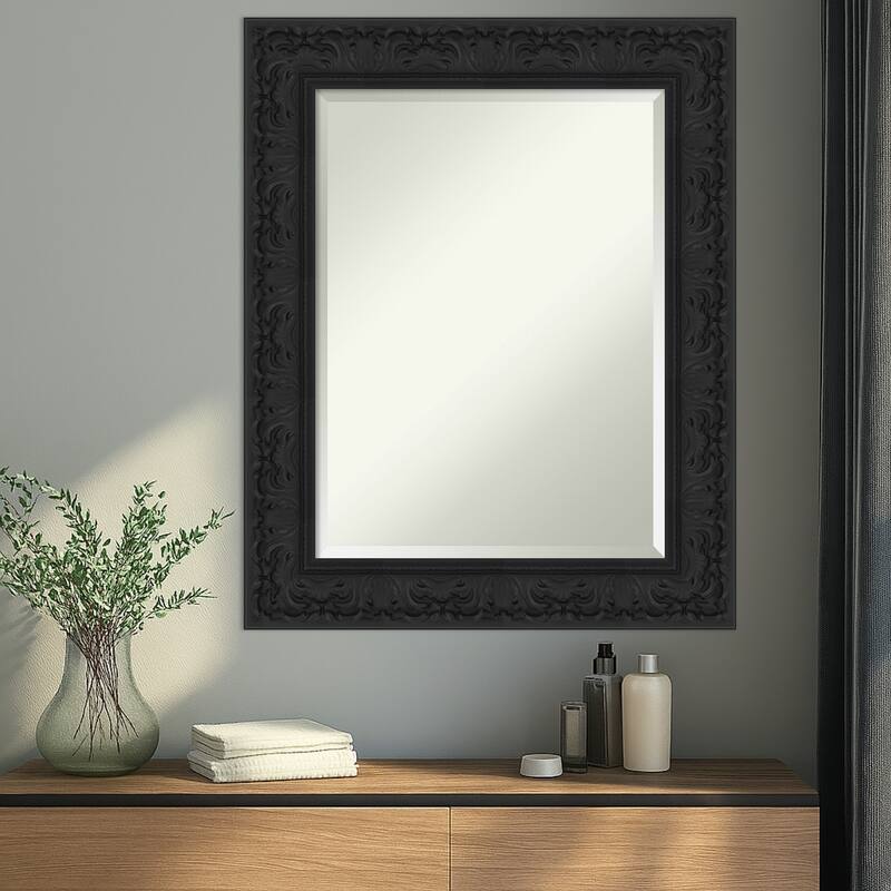 Luxe Beveled Framed Wall Mirror