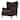 Uttermost Serpentine Brown Fabric Accent Chair - 40" H x 29.5" W x 34.5" D
