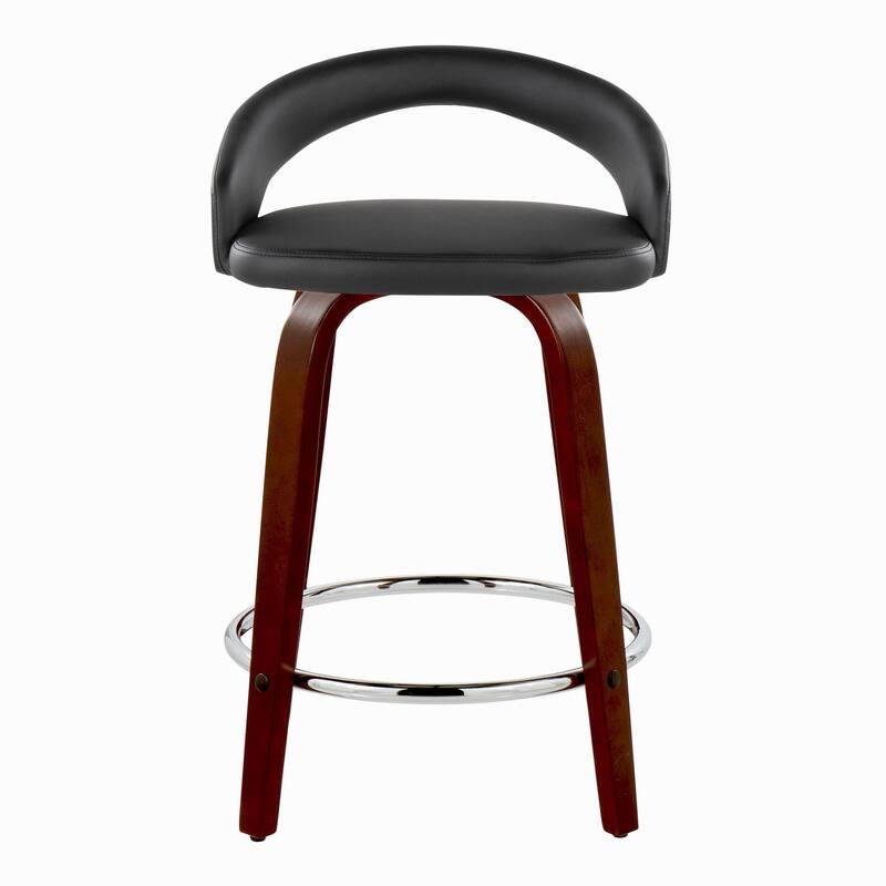 Grotto Upholstered 24" Fixed-Height Counter Stool - Set of 2