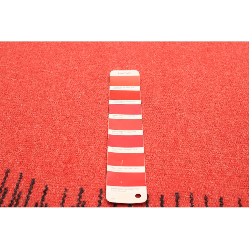 ECARPETGALLERY Flat-Weave Ankara FW Red Wool Kilim - 5'3 x 7'7