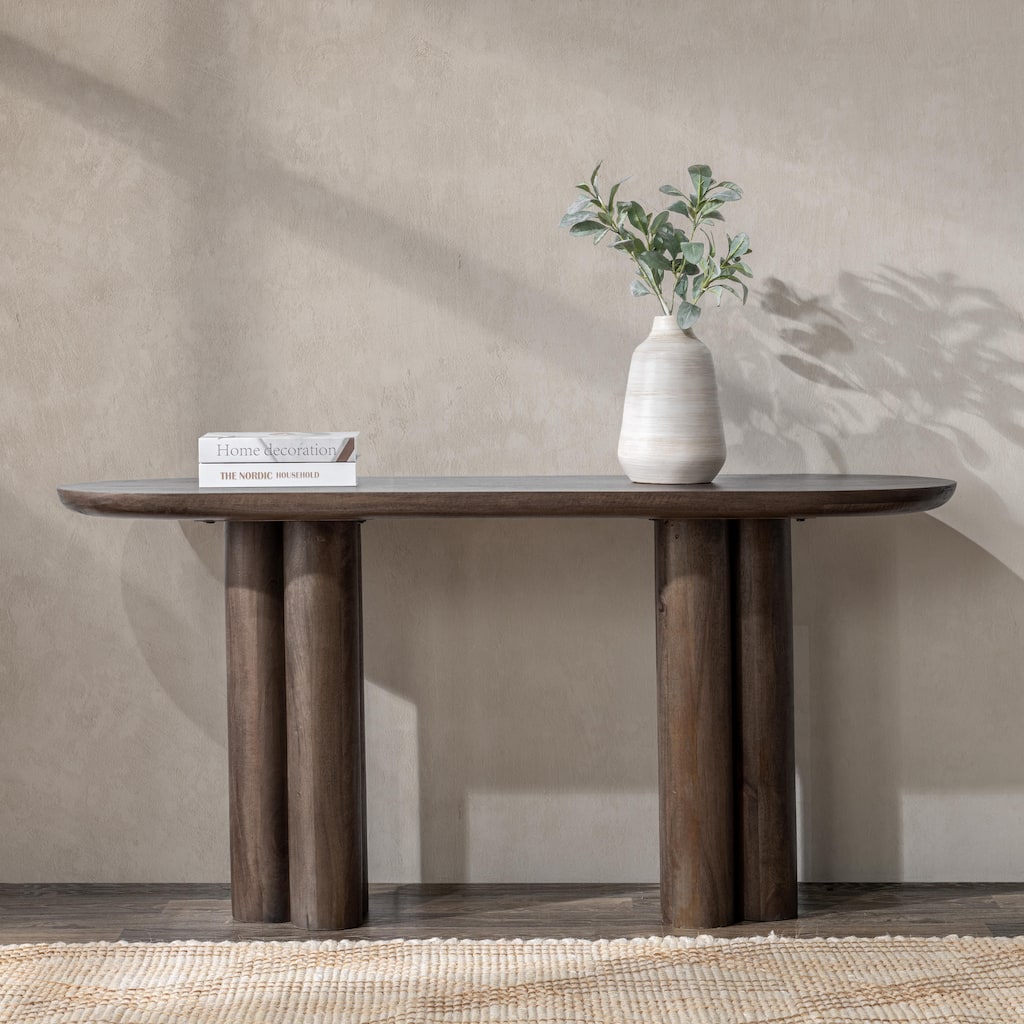 Beau Mango Wood Console Table by Kosas Home