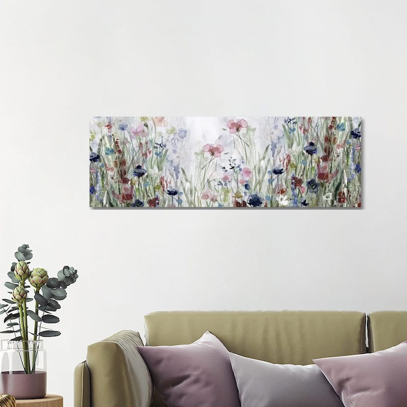 iCanvas "Wildflower Fields" by Carol Robinson Canvas Print - 16x48x1.5