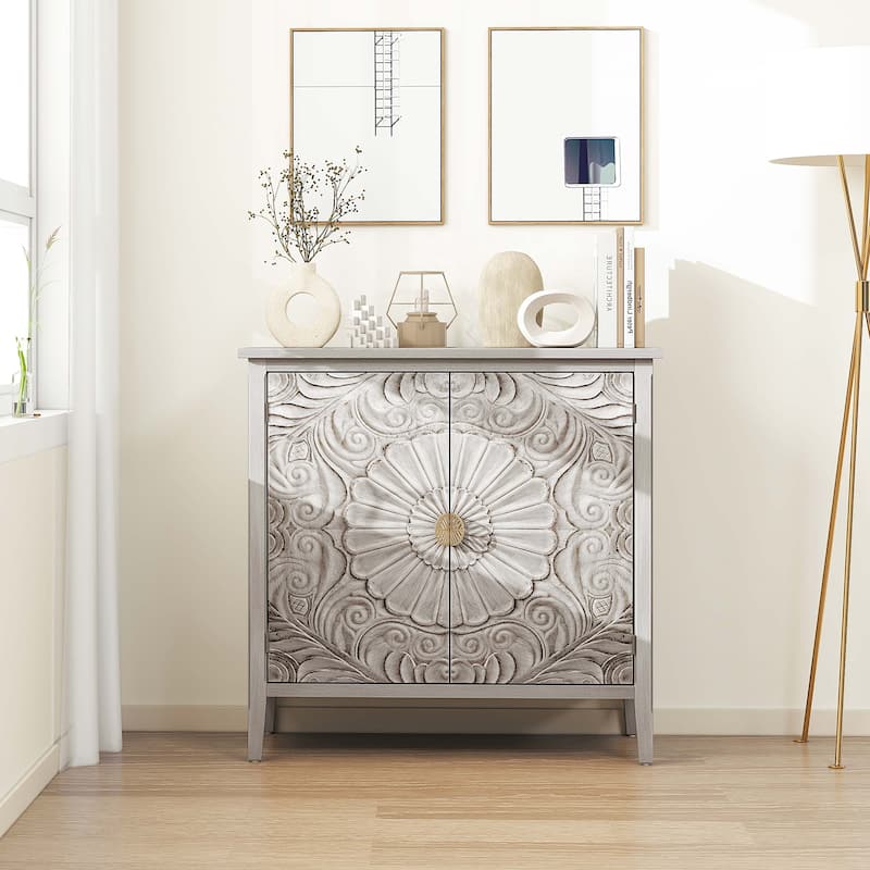 RR 2 Door Cabinet - Grey