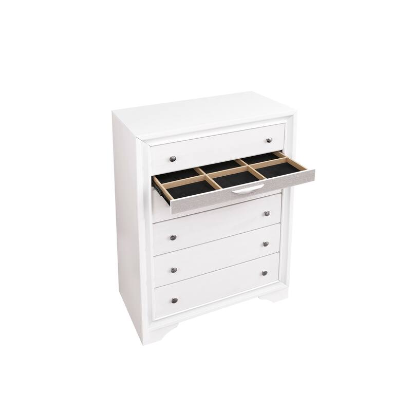 Madrid 6-Drawer 34 in. W Chest of Drawers