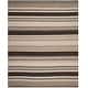 preview thumbnail 15 of 33, SAFAVIEH Handmade Flatweave Dhurries Loreen Modern Moroccan Wool Rug 8' x 10' - Natural/Black - Rectangle