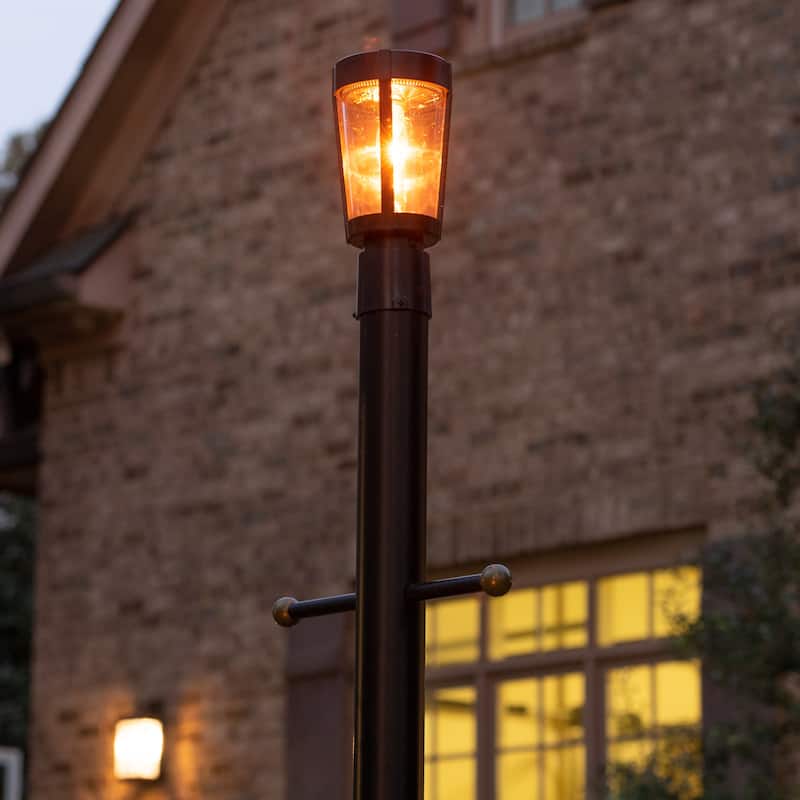 Amphora Bulb Solar Powered Light with Pier and 3inch Fitter Mount