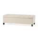 Mission Tufted Fabric Storage Ottoman Bench by Christopher Knight Home - 50.50"L x 18.75"W x 16.00"H